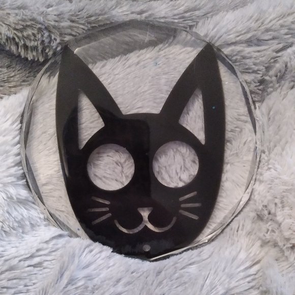 4 piece unique custom made cat coaster set - Picture 1 of 2